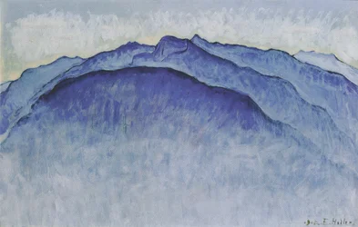 Fjelltopper om morgenen